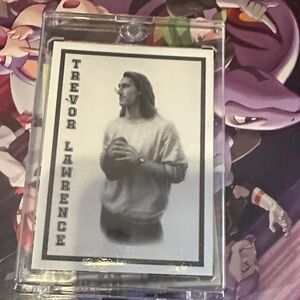 Trevor Lawrence Kids Trading Card in Black and White